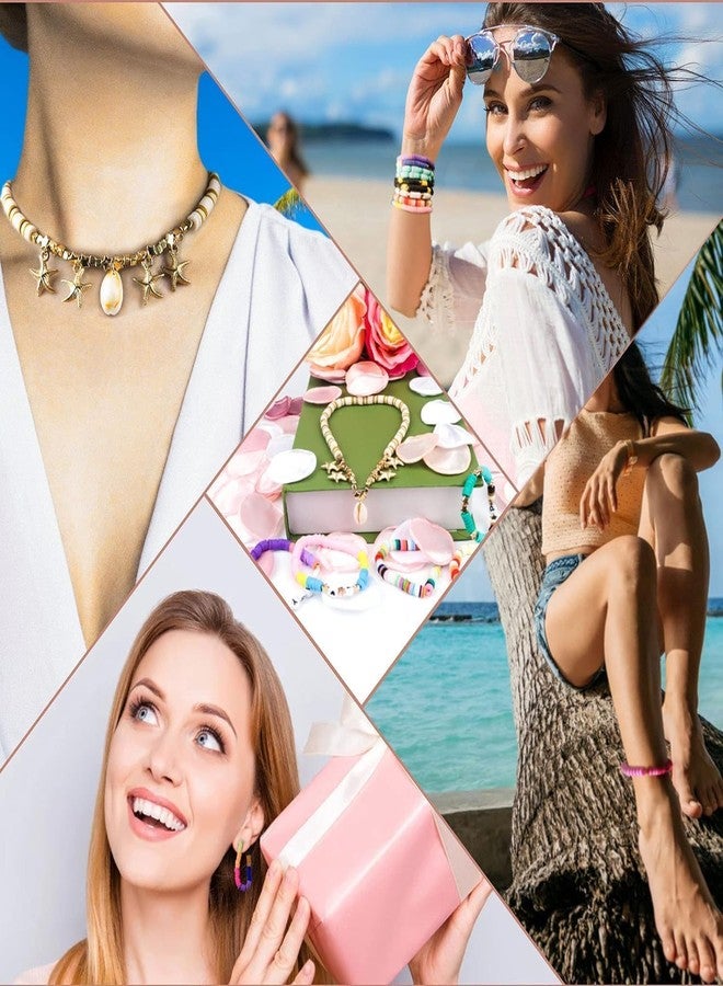 CLOSAL® Clay Beads Bracelet Making Kit,24 Color DIY Flat Preppy Beads for Friendship Jewelry Making,Polymer Heishi Beads with Charms Gifts for Teen Girls Crafts for Ages 4-12 - Image 5